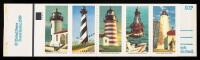 1990, 25&Acirc;&cent; Lighthouses, white omitted, complete booklet