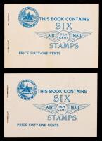 1928 10&Acirc;&cent; Lindbergh Lot Of 2 Complete Booklets