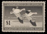 Hunting Permit, 1947, $1 Snow Geese