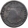 (1694) Elephant Token Halfpenny GOD PRESERVE LONDON, Diagonals in center of shield - 2