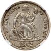1872 Liberty Seated 10C NGC EF45