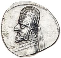 Parthian Kingdom. Mithradates III. Silver Drachm (4.26 g), 87-80 BC