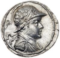 Baktrian Kingdom. Heliokles I. Silver Tetradrachm (14.60 g), ca. 145-130 BC
