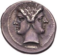 Anonymous Coinage. AR Quadrigatus (Didrachm) minted at Rome, c. 225-216 BC