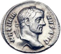 Maximianus, AD 286-305. AR Argenteus minted at Rome, c. AD 294