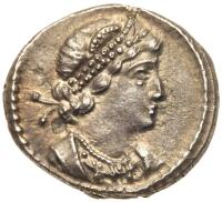 Constantinian Commemorative Issues, AR Half Siliqua (1.09 g) minted at Constantinople, c. AD 330 or later