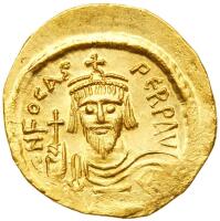 Phocas, 602-610. Gold Solidus (4.47 g) minted at Constantinople
