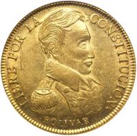 Bolivia. 8 Escudos, 1837-LM (Potosi)