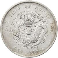 Chihli. Dollar, Year 34 (1908)