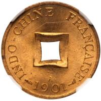 French Indochina. 2 Sapeque, 1901-A