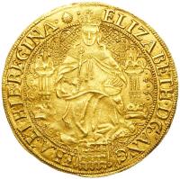 Great Britain. Elizabeth I, 1558-1603. 'Fine' Sovereign of 30 Shillings, ND