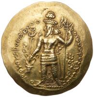 Kushano-Sasanian. Bahram I. Gold Dinar (7.82 g), ca. AD 325-350