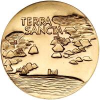 Israel. Terra Sancta (Holy Land), State Gold Medal, 1963