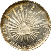 Mexico. 8 Reales, 1885-Mo MH