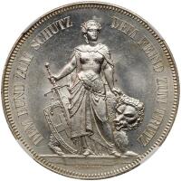 Switzerland: Bern. 5 Francs, 1885