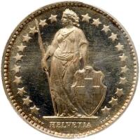 Switzerland. Specimen &Acirc;&frac12; Franc, 1945-B