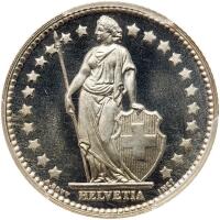 Switzerland. Specimen 1 Franc, 1956-B