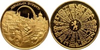Jerusalem Gold State Medal. PCGS graded Specimen 68
