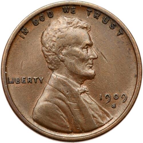 1909-S Lincoln 1C. VDB