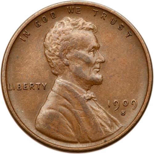 1909-S Lincoln 1C. VDB