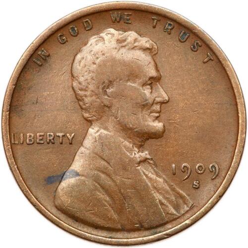 1909-S Lincoln 1C. VDB