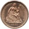 1862 Liberty Seated H10C