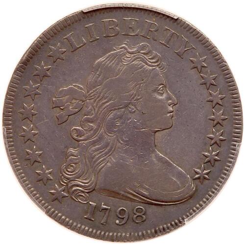 1798. Small eagle, 15 stars on obverse. B-2; BB-81