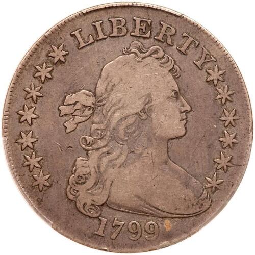 1799. Irregular date, 13 stars on reverse. B-15; BB-152