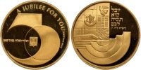 "A Jubilee for You" Gold State Medal. PCGS graded PF68 Deep Cameo