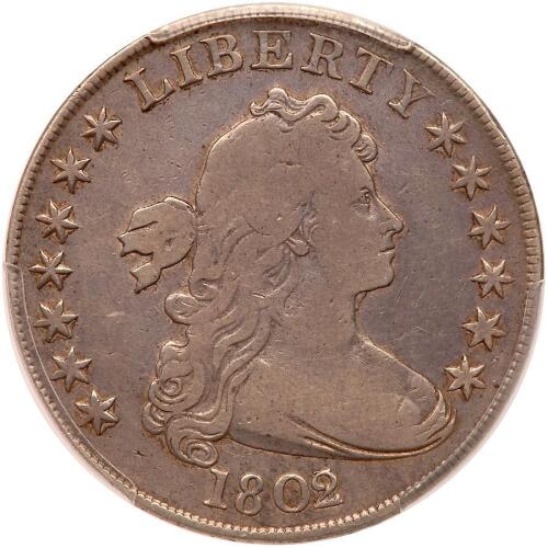 1802, 2 over 1. Narrow date. B-1; BB-231