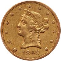 1849 $10 Liberty