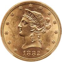 1882 $10 Liberty