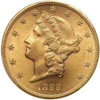 1899 $20 Liberty