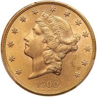 1900 $20 Liberty
