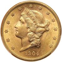 1904-S $20 Liberty