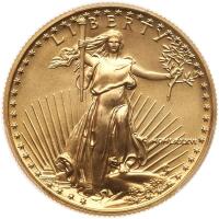 1986 $25 &Acirc;&frac12; oz Gold Eagle