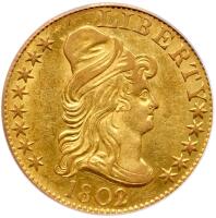 1802, 2 over 1. Centered Overdate. BD-1, Rarity 4+