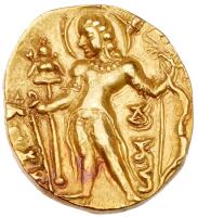 Gupta Empire. Chadragupta II. Gold Dinar (7.98 g), ca. AD 380-413