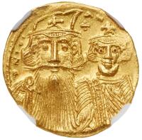 Constans II. Gold Solidus (4.42 g), 641-668