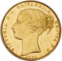 Australia. Sovereign, 1855 (Sydney)