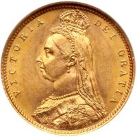 Australia. Half Sovereign, 1887-M