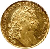 Great Britain. Five Guineas, 1693