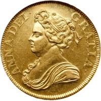 Great Britain. Five Guineas, 1714/3