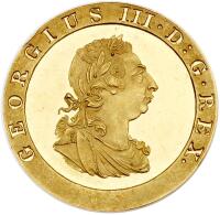 Great Britain. Pattern Farthing Struck in Gold, 1797