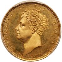 Great Britain. Proof Sovereign, 1826