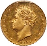 Great Britain. Proof Half Sovereign, 1826