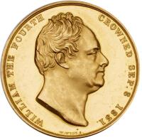 Great Britain. Official Coronation Gold Medal, 1831
