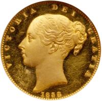 Great Britain. Pattern Sovereign, 1838