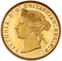 Great Britain. Gold Pattern Double Florin, 1868