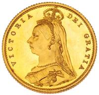 Great Britain. Proof Half Sovereign, 1887